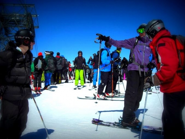  Esquí clases y sesiones en el invierno saboyano 